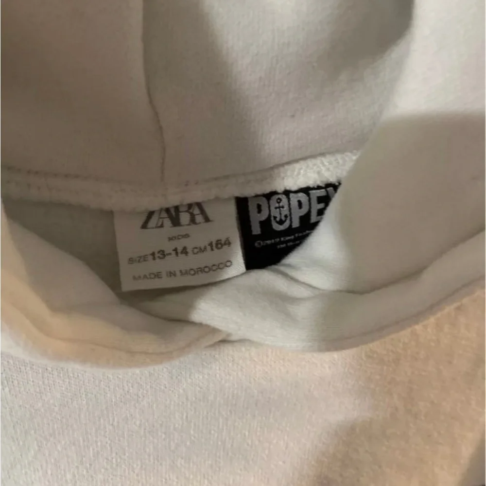 Zara Girls Popeye Hoodie Age 13-14 Year